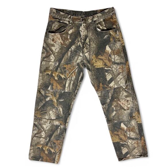 Wrangler ProGear Denim Realtree Camouflage Outdoor Hunting Jeans Pants 34 - Picture 1 of 5